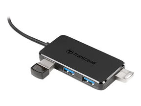 Transcend HUB2C - Hub - 4 x USB 3.1 Gen 1 - Desktop