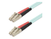 StarTech.com 25m (82ft) LC/UPC to LC/UPC OM4 Multimode Fiber Optic Cable, 50/125µm LOMMF/VCSEL Zipcord Fiber, 100G Networks, Low Insertion Loss, LSZH Fiber Patch Cord - Patch-Kabel - LC/UPC Multi-Modus (M)