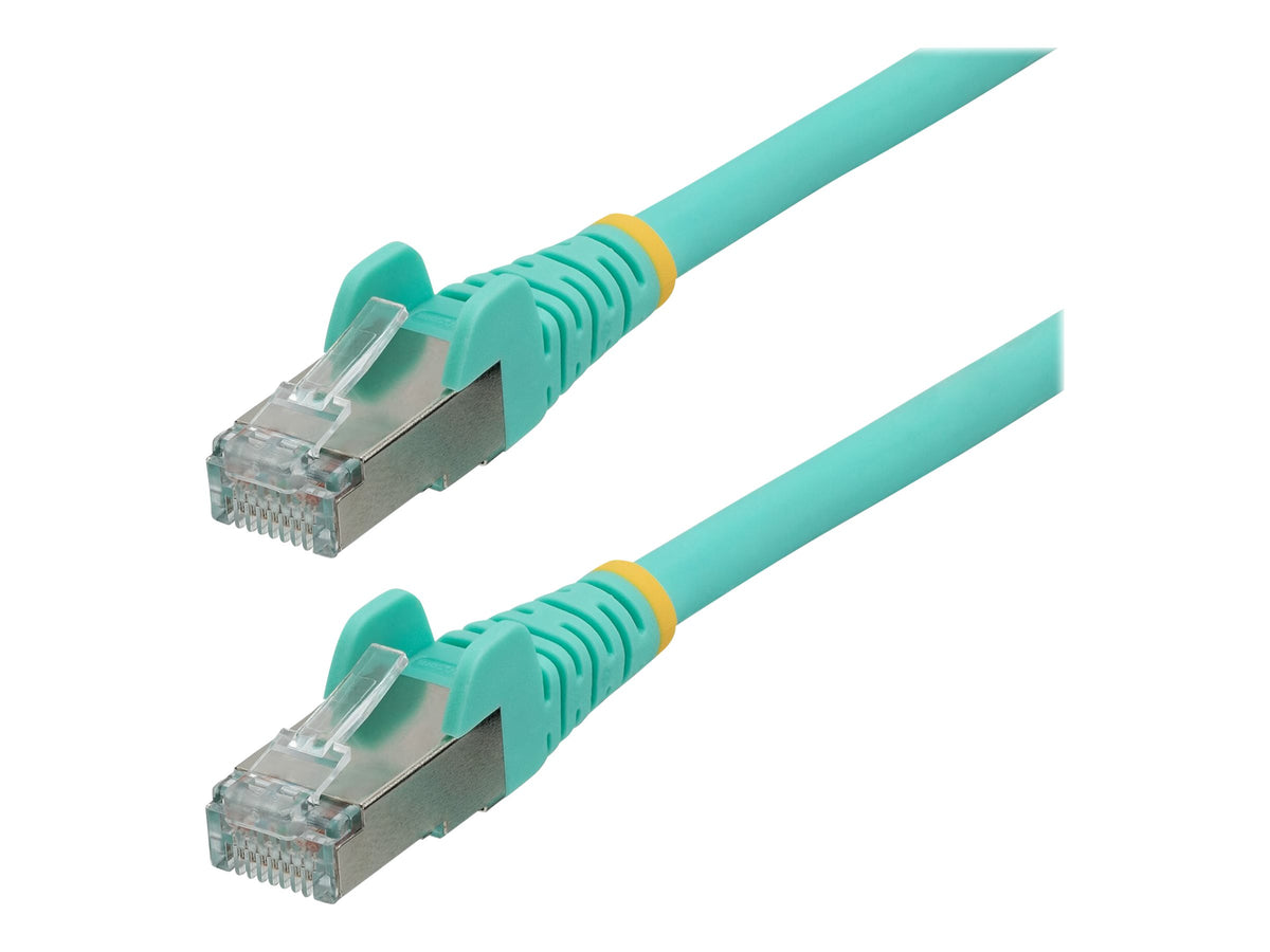 StarTech.com 10m CAT6a Ethernet Cable - Aqua - Low Smoke Zero Halogen (LSZH)