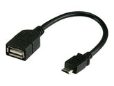 Techly USB-Adapter - USB (W) bis Micro-USB Typ B (M)