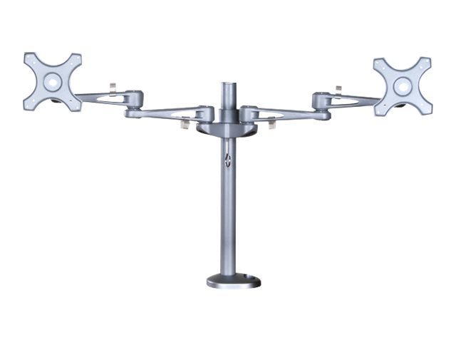 Neomounts by Newstar FPMA-D935DG - Befestigungskit - full-motion - für 2 LCD-Displays - Silber - Bildschirmgröße: 25.4-69 cm (10"-27")