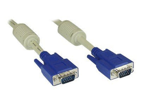 InLine S-VGA Kabel - 15pol HD Stecker / Stecker - beige - 1,5m