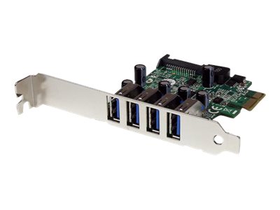 StarTech.com 4 Port PCI Express USB 3.0 SuperSpeed Schnittstellenkarte mit UASP