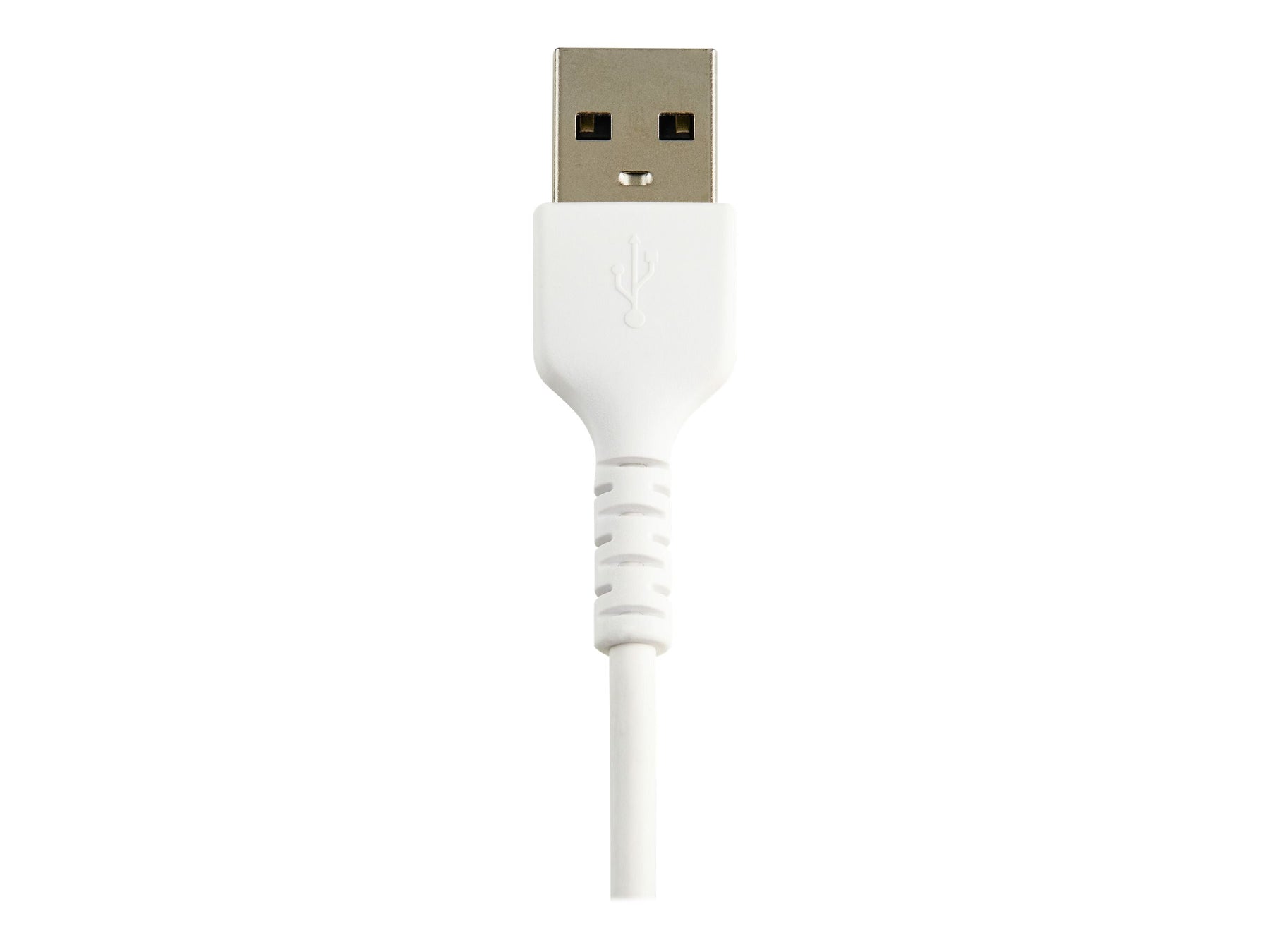 StarTech.com 15cm USB-A auf Lightning-Kabel - Hochbelastbare, robuste Aramidfaser - Lade-/Synchronisationskabel - Apple MFi-zertifiziert iPad/iPhone 12 - Weiß (RUSBLTMM15CMW)