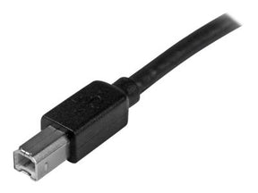 StarTech.com 15m aktives USB 2.0 A auf B Kabel - Stecker/Stecker - USB Druckerkabel 1x USB A / 1x USB B - Schwarz - USB-Kabel - USB Typ B (M)