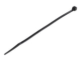 StarTech.com 15cm(6") Cable Ties, 3mm(1/8") wide, 39mm(1-3/8") Bundle Diameter, 18kg(40lb) Tensile Strength, Nylon Self Locking Zip Ties w/ Curved Tip, 94V-2/UL Listed, 1000 Pack, Black - Nylon 66 Plastic - TAA (CBMZT6BK)