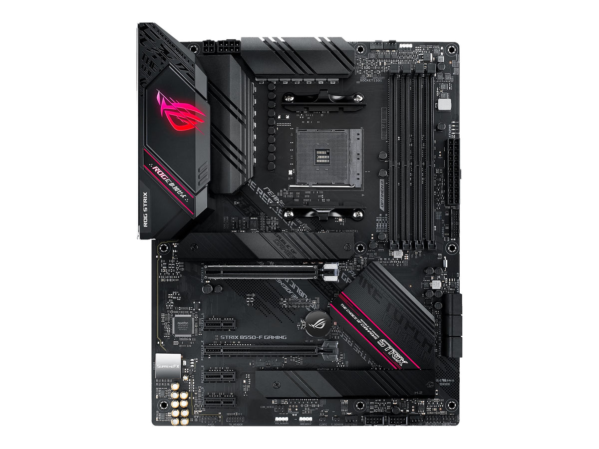 ASUS ROG STRIX B550-F GAMING - Motherboard - ATX - Socket AM4 - AMD B550 Chipsatz - USB-C Gen2, USB 3.2 Gen 1, USB 3.2 Gen 2 - 2.5 Gigabit LAN - Onboard-Grafik (CPU erforderlich)