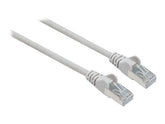 Intellinet Network Patch Cable, Cat6A, 0.5m, Grey, Copper, S/FTP, LSOH / LSZH, PVC, RJ45, Gold Plated Contacts, Snagless, Booted, Polybag - Patch-Kabel - RJ-45 (M)