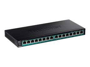 TRENDnet TPE TG161H - Switch - 16 x 10/100/1000 (PoE+)