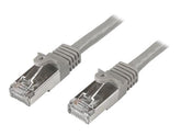 StarTech.com Cat6 geschirmtes (SFTP) Netzwerkkabel 0,5m - Snagless Gigabit Patchkabel - Grau - Patch-Kabel - RJ-45 (M)