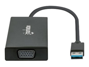 Manhattan USB-A Dock/Hub - Ports (x5): Ethernet, HDMI, USB-A (x2)