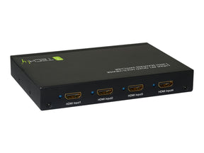 Techly HDMI 4x1 Multi-viewer with seamless switcher