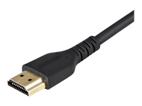 StarTech.com 1m High Speed HDMI Kabel - 4K 60Hz HDR - HDMI-2.0-Monitorkabel mit Verriegelungsschraube für sichere Verbindung - HDMI-Kabel mit Ethernet - St/St (HDMM1MLS)