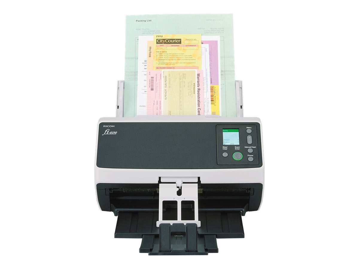 Fujitsu Ricoh fi-8190 - Dokumentenscanner - Dual CIS - Duplex - 216 x 355.6 mm - 600 dpi x 600 dpi - bis zu 90 Seiten/Min. (einfarbig)