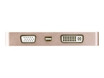 StarTech.com USB-C Video Adapter Multiport - Rose Gold