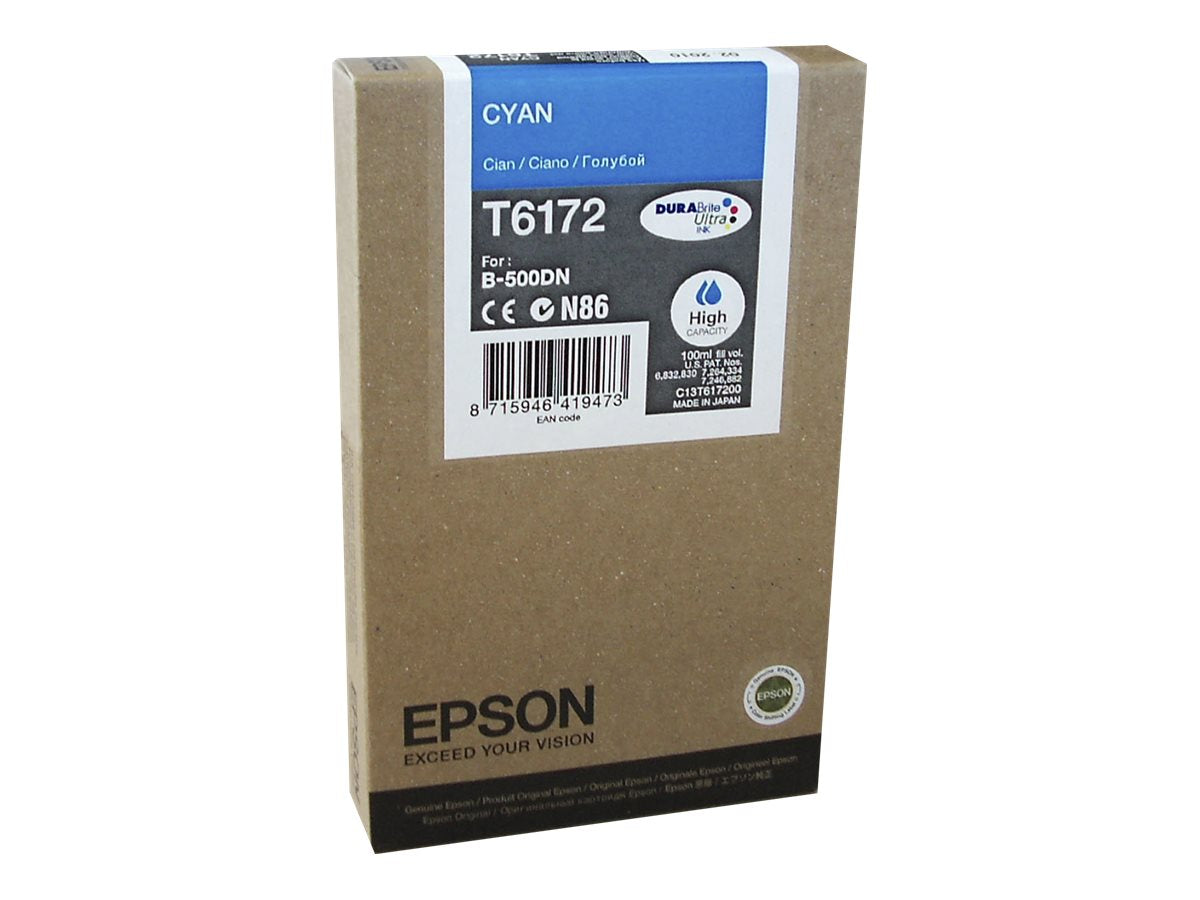 Epson T6172 - 100 ml - mit hoher Kapazität - Cyan