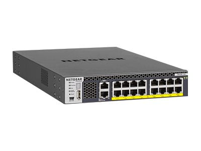 Netgear M4300-16X - Switch - L3 - managed - 16 x 100/1000/2.5G/5G/10GBase-T (PoE+)