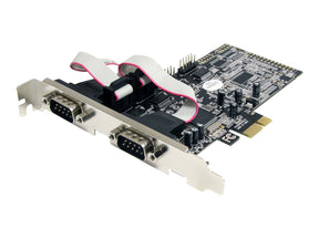 StarTech.com 4 Port Serielle RS232 PCI Express Schnittstellenkarte mit Breakout Kabel