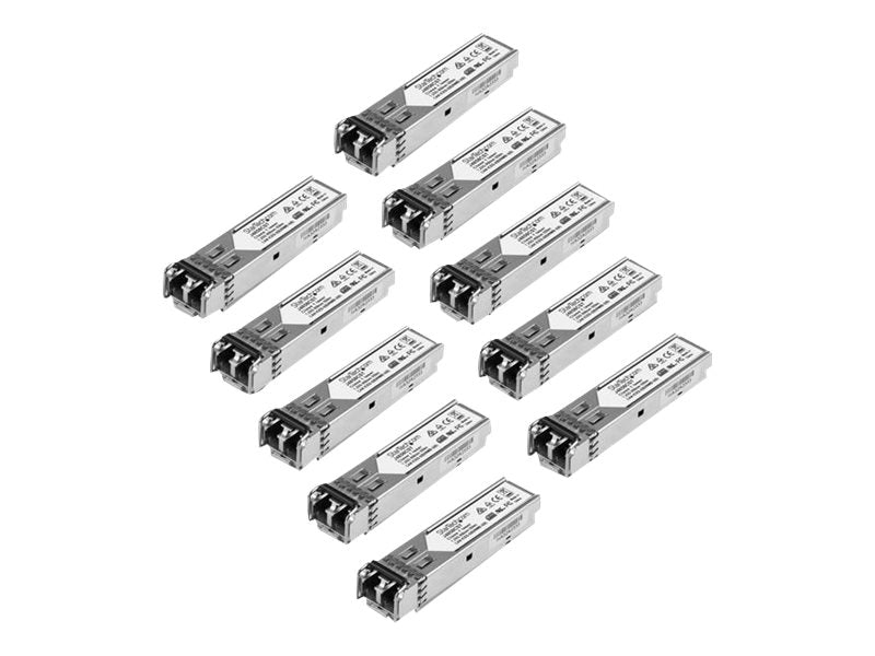 StarTech.com Gigabit LWL SFP Transceiver Modul - HP J4858C kompatibel - MM LC mit DDM - 550m - 1000Base-SX - 10er Pack - SFP (Mini-GBIC)-