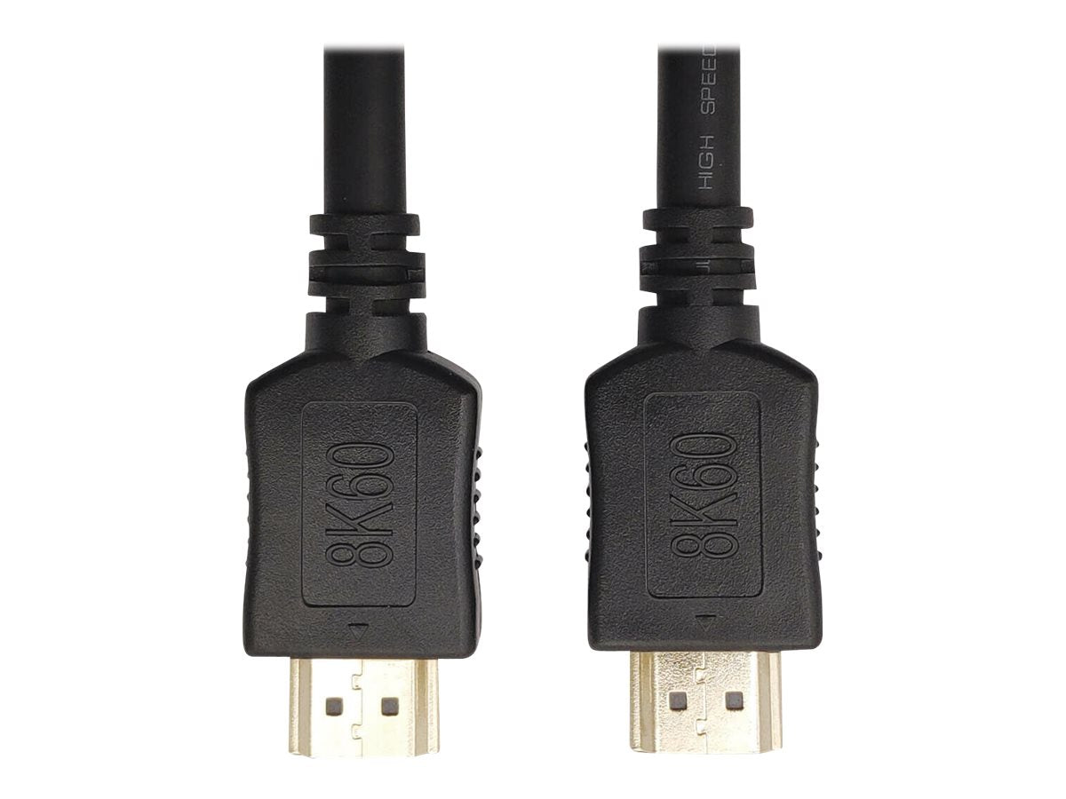 Tripp HDMI Cable - 8K @ 60 Hz, Dynamic HDR, 4:4:4, HDCP 2.2, M/M, Black, 3 ft. - HDMI-Kabel - HDMI männlich zu HDMI männlich - 90 cm - Doppelisolierung - Schwarz - unterstützt 8K UHD (7680 x 4320)