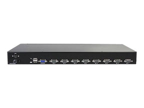 StarTech.com 8 Port 1U Rackmount USB KVM Switch Kit with OSD and Cables - Rack mount KVM - VGA KVM Switch - 8 Port KVM Switch (SV831DUSBUK)