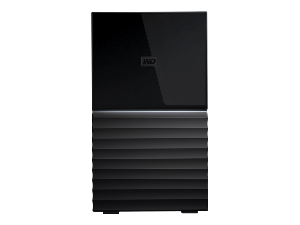 WD My Book Duo WDBFBE0200JBK - Festplatten-Array - 20 TB - 2 Schächte - HDD 10 TB x 2 - USB 3.1 (extern)