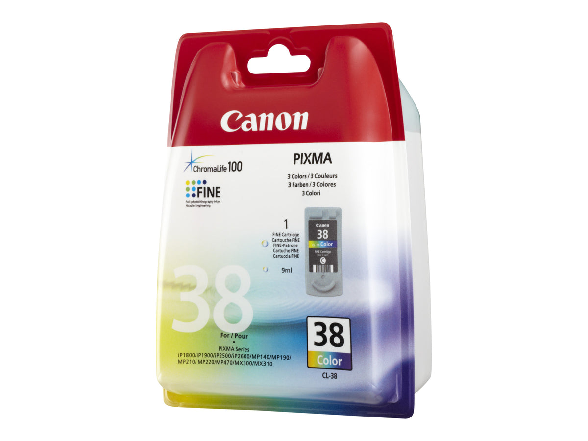 Canon CL-38 - 9 ml - Farbe (Cyan, Magenta, Gelb)