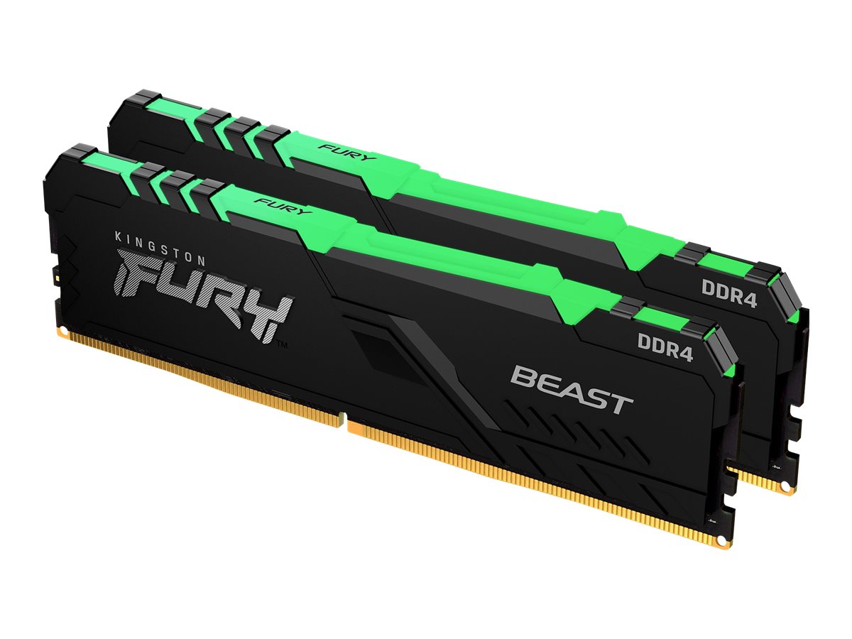 Kingston FURY Beast RGB - DDR4 - Kit - 16 GB: 2 x 8 GB