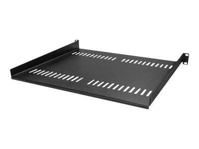 StarTech.com Belüfteter Server Rack Fachboden 1 HE - 40,6 cm Tief - Stahl - Rack - Regal - Schwarz - 1U - 40.6 cm (16")