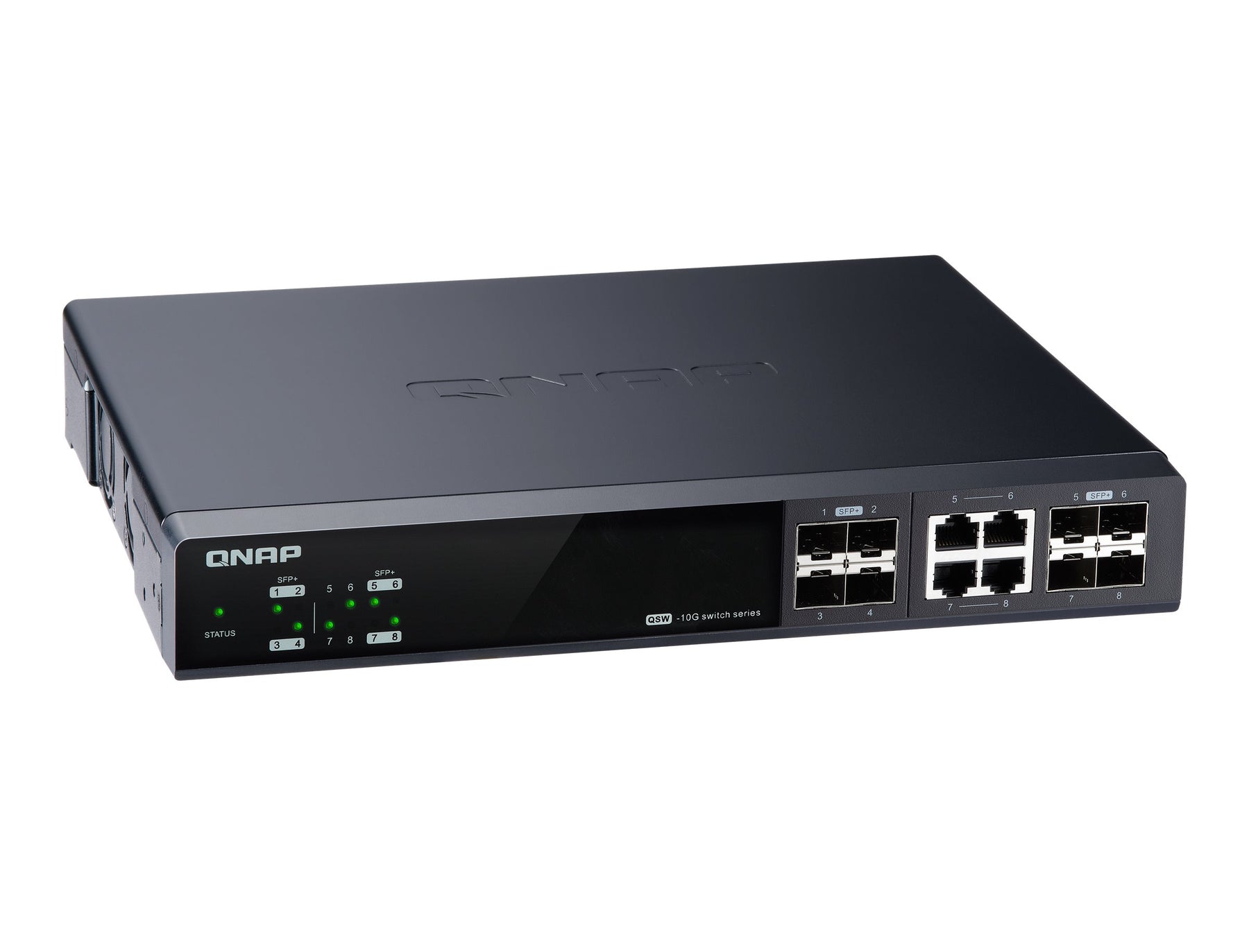 QNAP QSW-M804-4C - Switch - managed - 4 x 10 Gigabit SFP+ + 4 x combo 10 Gigabit SFP+/RJ-45