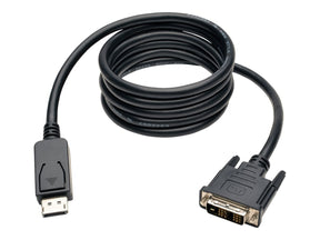 Tripp Eaton Tripp Lite Series DisplayPort to DVI Adapter Cable (DP with Latches to DVI-D Single Link M/M)