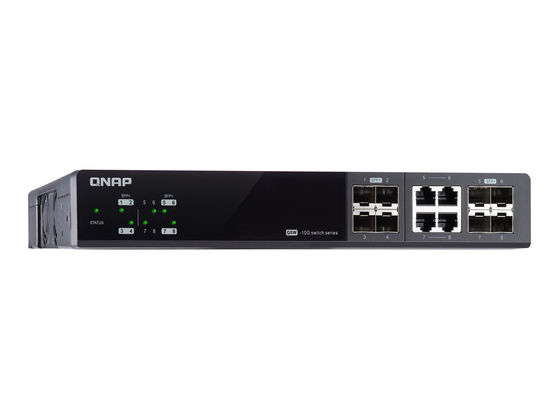 QNAP QSW-M804-4C - Switch - managed - 4 x 10 Gigabit SFP+ + 4 x combo 10 Gigabit SFP+/RJ-45