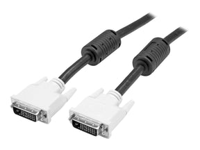 StarTech.com DVI-D Dual Link Kabel 3m (Stecker/Stecker) - DVI 24+1 Pin Monitorkabel Dual Link - DVI Anschlusskabel mit Ferritkernen - DVI-Kabel - Dual Link - DVI-D (M)