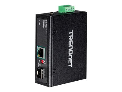 TRENDnet TI-PF11SFP - Medienkonverter - GigE - 10Base-T, 100Base-TX, 1000Base-T - RJ-45 / SFP (mini-GBIC)