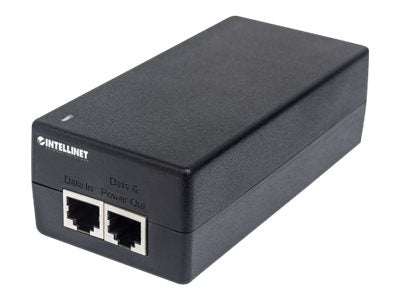 Intellinet Gigabit Ultra PoE-Injektor, 1 x 60 Watt-Port, IEEE 802.3bt und IEEE 802.3at/af-konform, Kunststoffgehäuse