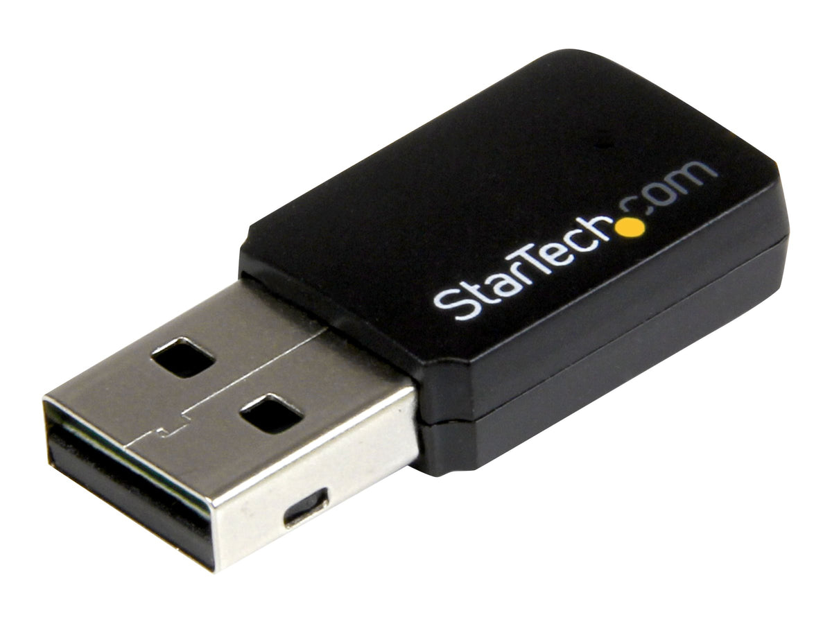 StarTech.com USB 2.0 AC600 Mini Dual Band Wireless-AC Network Adapter - 1T1R 802.11ac WiFi Adapter - 2.4GHz / 5GHz USB Wireless (USB433WACDB)