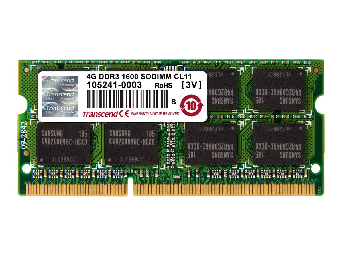 Transcend DDR3 - Modul - 4 GB - SO DIMM 204-PIN