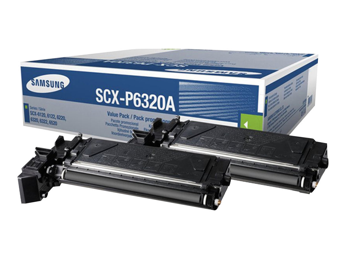 HP Samsung SCX-P6320A - 2er-Pack - Schwarz - Original - Tonerpatrone (SV496A)