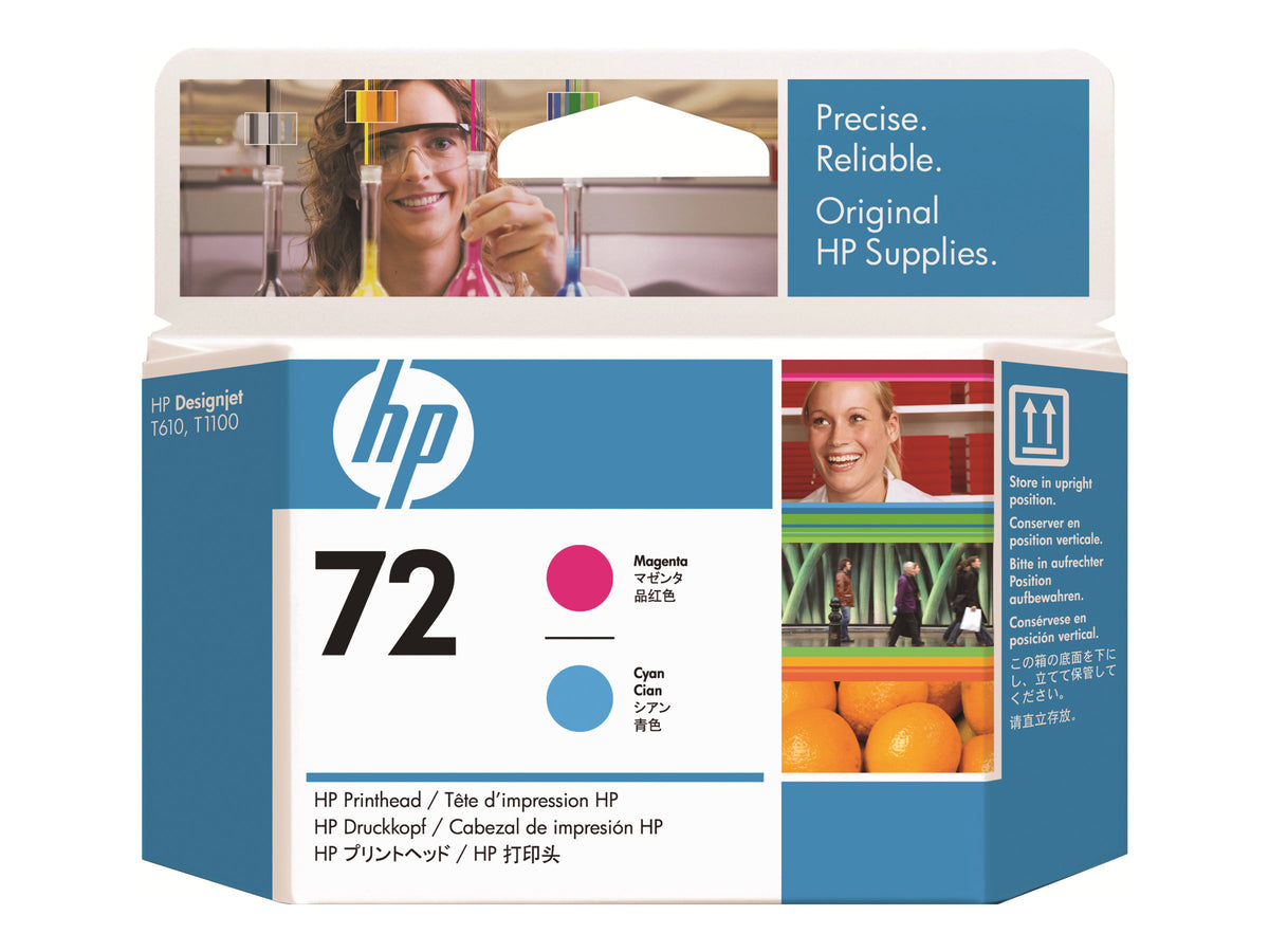 HP 72 - Cyan, Magenta - Druckkopf - für DesignJet T1100