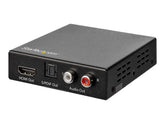 StarTech.com 4K HDMI Audio Extractor - 4K 60Hz - HDMI Audio Sound Splitter - HDR - SPDIF Toslink Optisches Audio (HD202A)