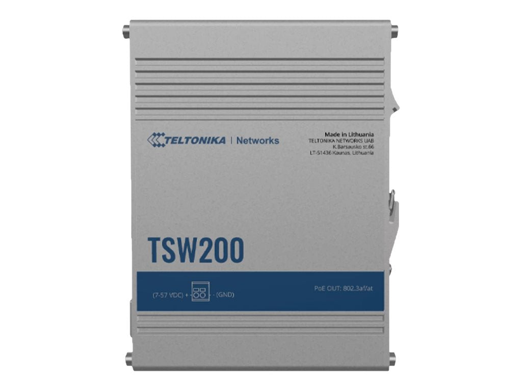 Teltonika TSW200 - Switch - unmanaged - 8 x 10/100/1000 + 2 x Gigabit SFP