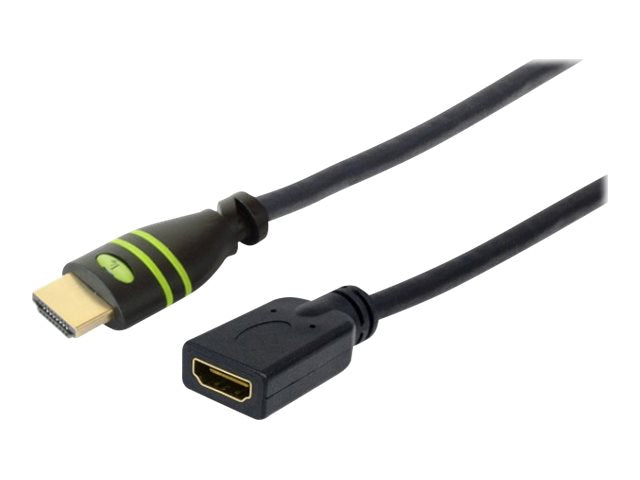 Techly HDMI-Verlängerungskabel mit Ethernet