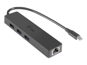 i-tec USB-C Slim HUB 3-Port mit Gigabit Ethernet Adapter