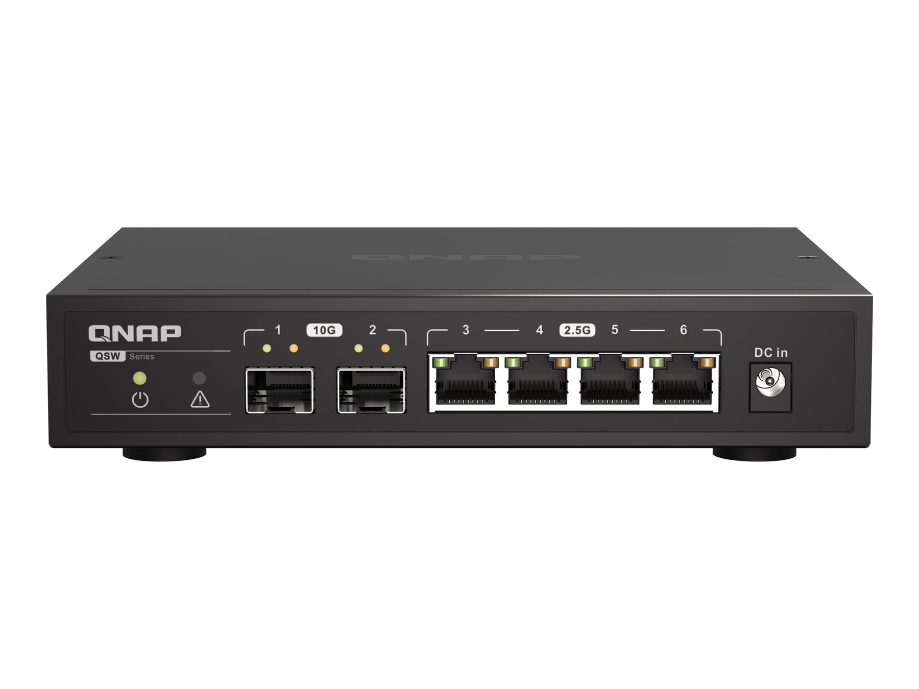 QNAP QSW-2104-2S - Switch - unmanaged - 2 x 10 Gigabit SFP+ + 4 x 2.5GBase-T