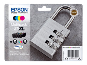 Epson 35XL Multipack - 4er-Pack - XL - Schwarz, Gelb, Cyan, Magenta