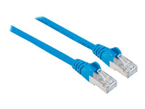 Intellinet Network Patch Cable, Cat6, 15m, Blue, Copper, S/FTP, LSOH / LSZH, PVC, RJ45, Gold Plated Contacts, Snagless, Booted, Polybag - Patch-Kabel - RJ-45 (M)