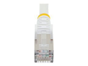 StarTech.com 50cm CAT6a Ethernet Cable - White - Low Smoke Zero Halogen (LSZH)