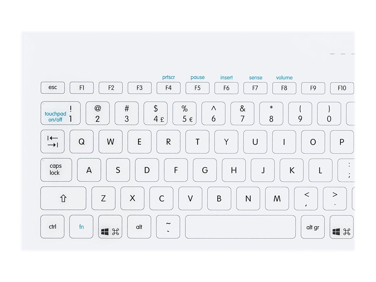 GETT CleanKeys CK5 - Tastatur - USB - Deutsch - weiß