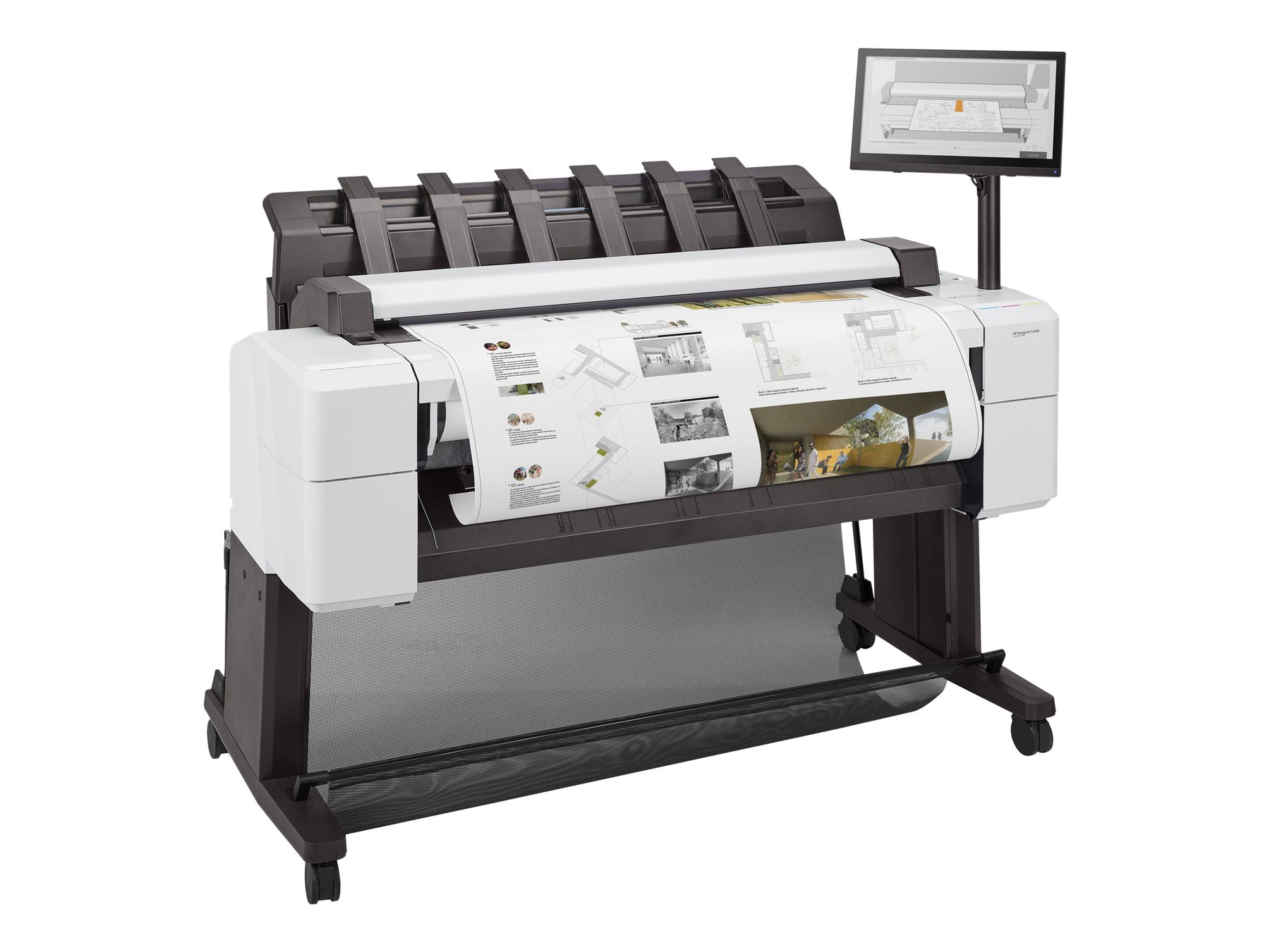 HP DesignJet T2600 PostScript - 914 mm (36") Multifunktionsdrucker - Farbe - Tintenstrahl - 914 x 8000 mm, 610 x 15000 mm (Original)