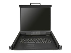 StarTech.com 8 Port Rackmontage KVM Konsole für Server Rack - VGA KVM - 19in - 1HE - KVM-Konsole mit KVM-Switch - 8 Anschlüsse - PS/2, USB - US - 48.3 cm (19")